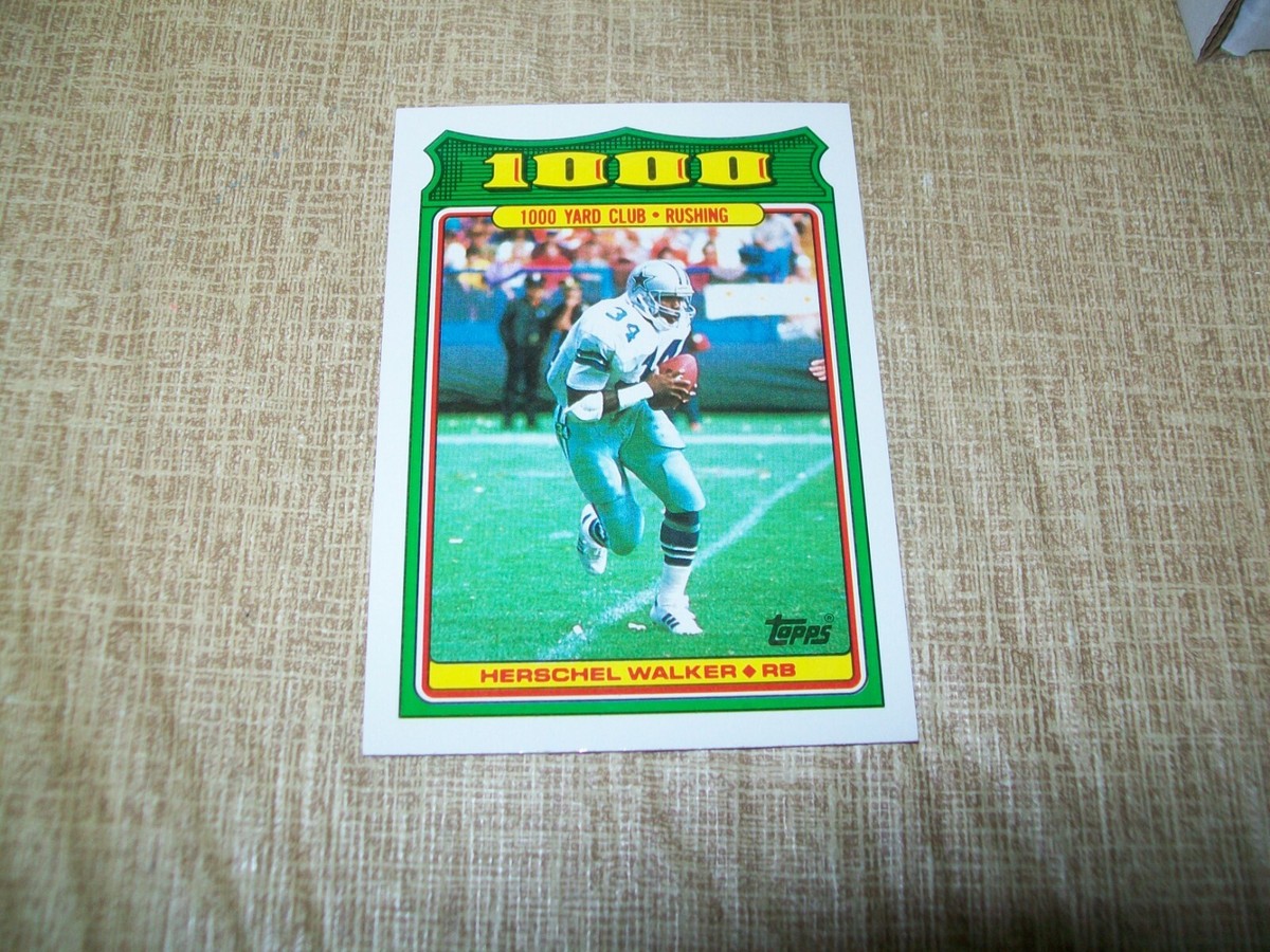 1988 Topps Football Herschel Walker 1987 1000 Yard Club #15 | eBay