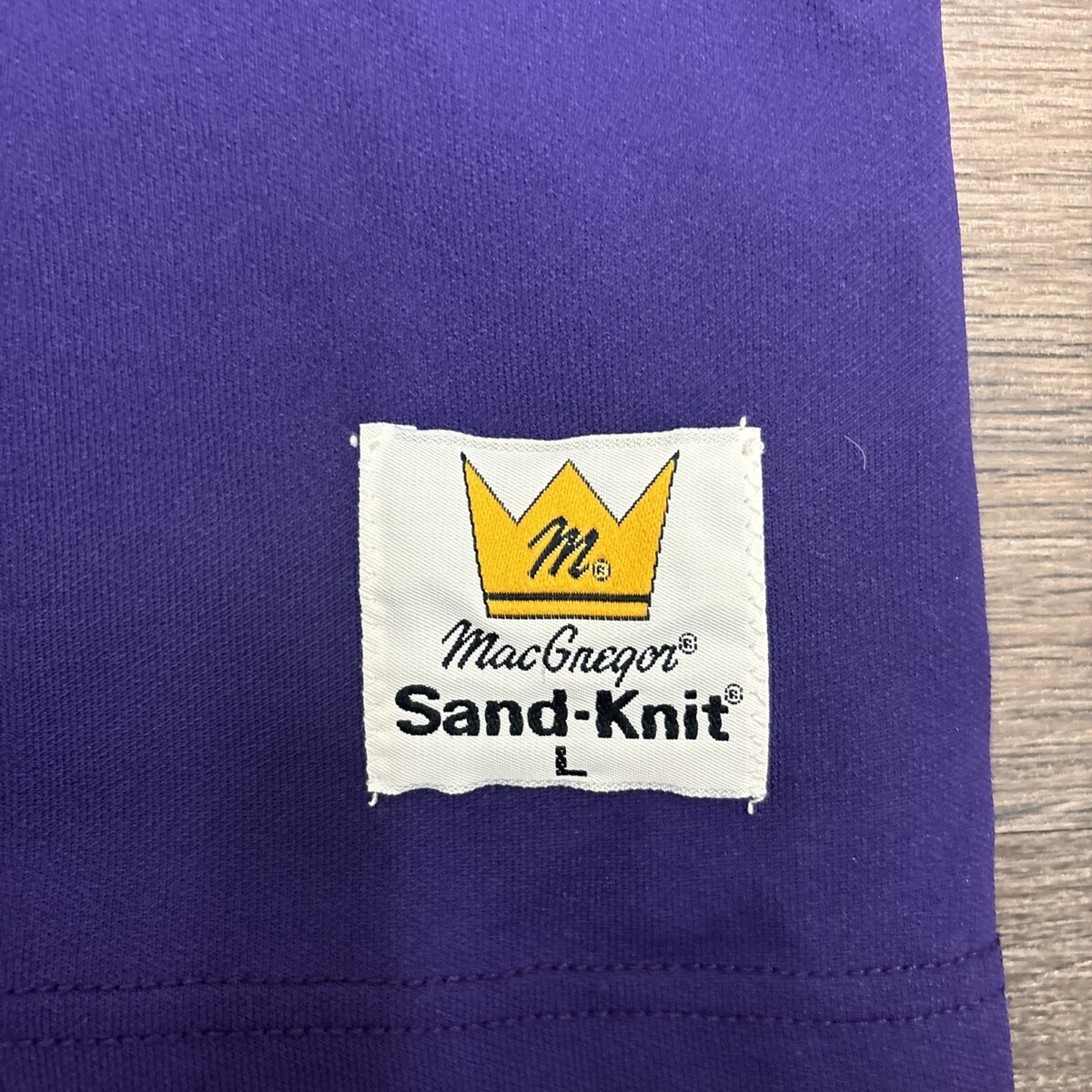 VINTAGE SAND KNIT MAGIC JOHNSON #32 LOS ANGELES LAKERS JERSEY