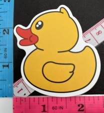 Image of Rubber Duckie Yellow Jeep Vinyl Decal Sticker Bomb Notebook Tumbler Get Ducked!