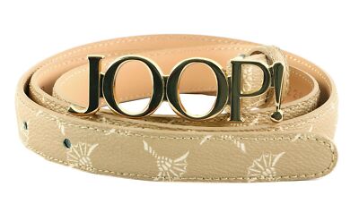 JOOP! cintura 3,0 CM Women's Logo Belt W85 Cream White 9010618015991