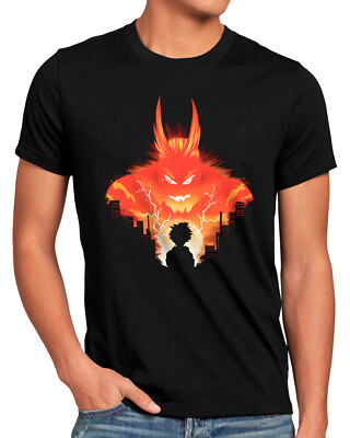 All Might Power Herren T-Shirt superhero japan academia manga