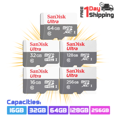 #ad #ad SanDisk Micro SD Card Ultra 16GB 32GB 64GB 128GB 256GB Class 10 TF Lot $322.89