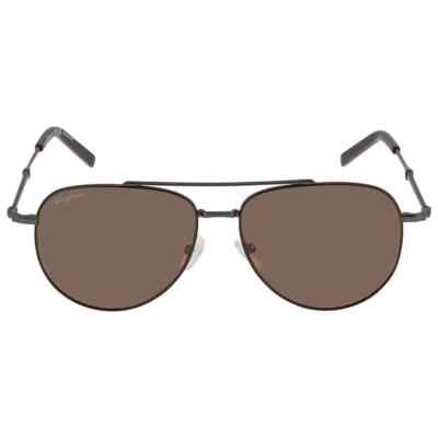 SALVATORE FERRAGAMO SF226S 021 Sunglasses Ferragamo Salvatore Ferragamo Brown Pilot Unisex Sunglasses  main image 2