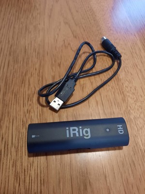 Irig HD Guitar Interface With USB Cable
