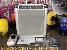 Ion Block Rocker BATTERY-POWERED SPEAKER SYSTEM FOR IPOD + MIC & BLUETOOTH L@@K!