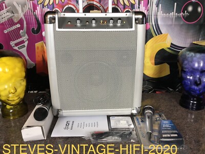 Ion Block Rocker AKKUBETRIEBENES LAUTSPRECHERSYSTEM FÜR IPOD + MIKROFON & BLUETOOTH L@@K!