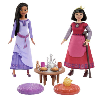 Disney Wish ASHA & DAHLIA Tea Time Exclusive Fashion Doll Playset New With Box
