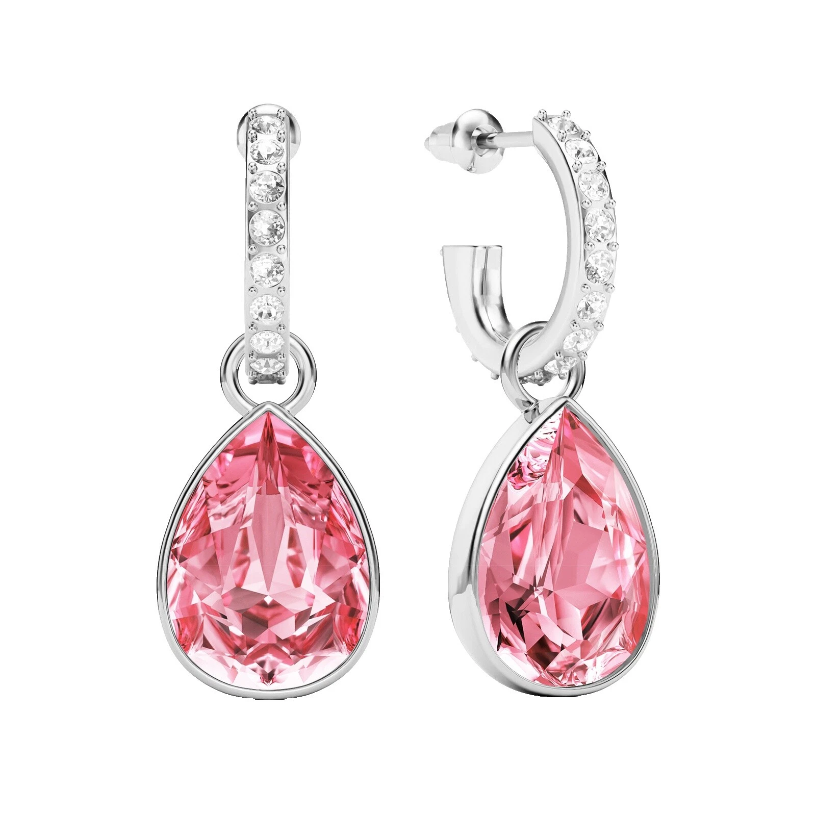 Crystal Rhodium Fashion Earrings