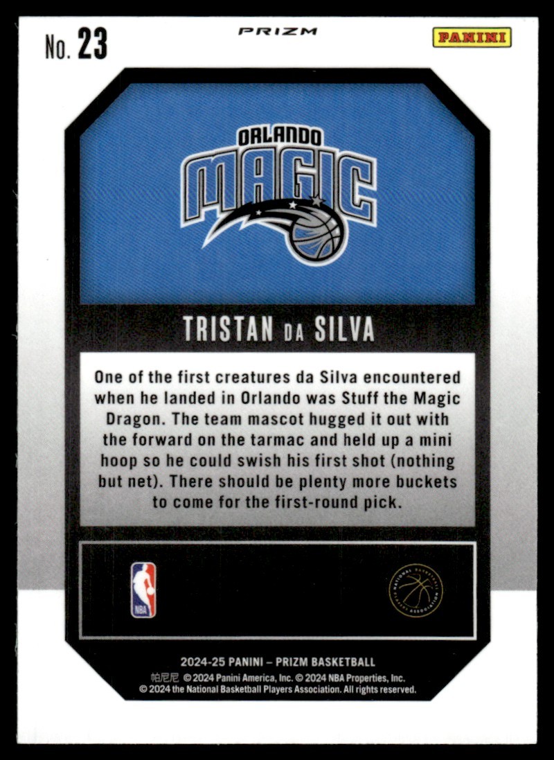 2024-25 Panini Prizm Emergent Green Tristan da Silva Rookie