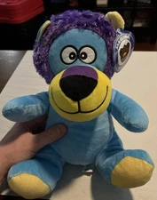 A&A Global Industries Plush Lion Blue Purple Yellow 2022 10” Sitting Stars NWT