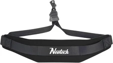 Saxophone Neck Strap Soft Padded Swivel Hook, Small Black for All Sax Types