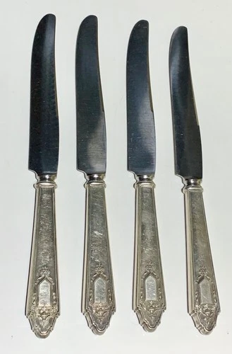 Granado by Lunt Sterling Silver Dinner 9” Knife ~ Set of 4