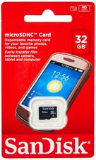 SanDisk sdsdqm-032g-b35-microSDHC Class 4 UK IMPORT