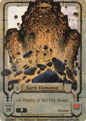 Earth Elemental - Limited Edition - Guardians CCG