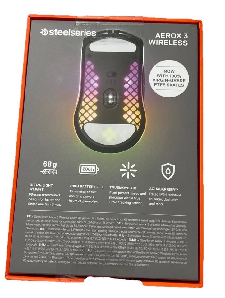 Aerox 3 Wireless Mouse Onyx - New & Sealed T18-69 - Image 3 of 4