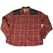 Scandia Woods Button Down Mens Sherpa Lined Jacket Shacket Size XL NWOT