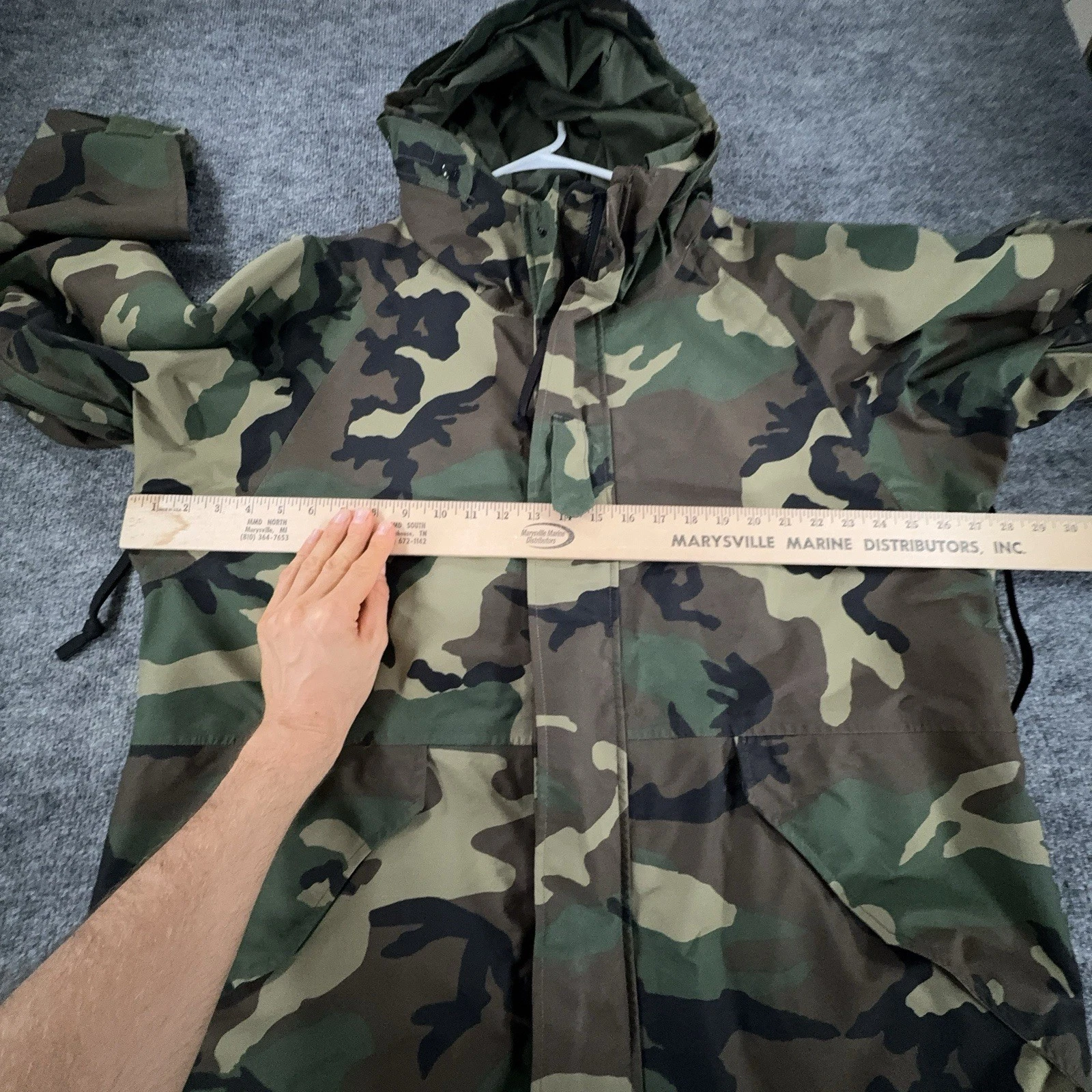 US Military ECWCS Gen 1 Woodland Camo Cold Weather Parka Jacket Pants Set Large - product detail image 7