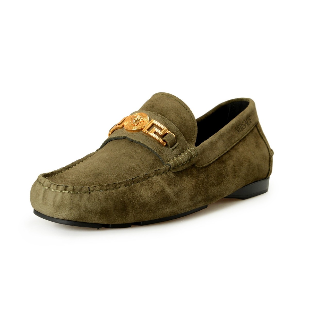 Versace Men\'s 100%Suede Leather Medusa Driver Loafers Shoes US 13 IT 46 Versace Men main image 3