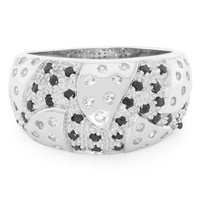 Cavill Ring 925 Silber WeißEr Topas 0,62Ct Spinell Damen Schmuck Gr 17
