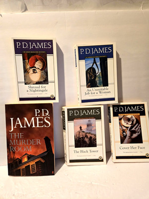 P.D. James 5 PB Book Lot Crime Mystery Novels