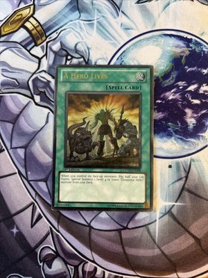 YuGiOh A Hero Lives GENF-EN098 1st Edition Ultimate Rare LP/VLP (WNU)