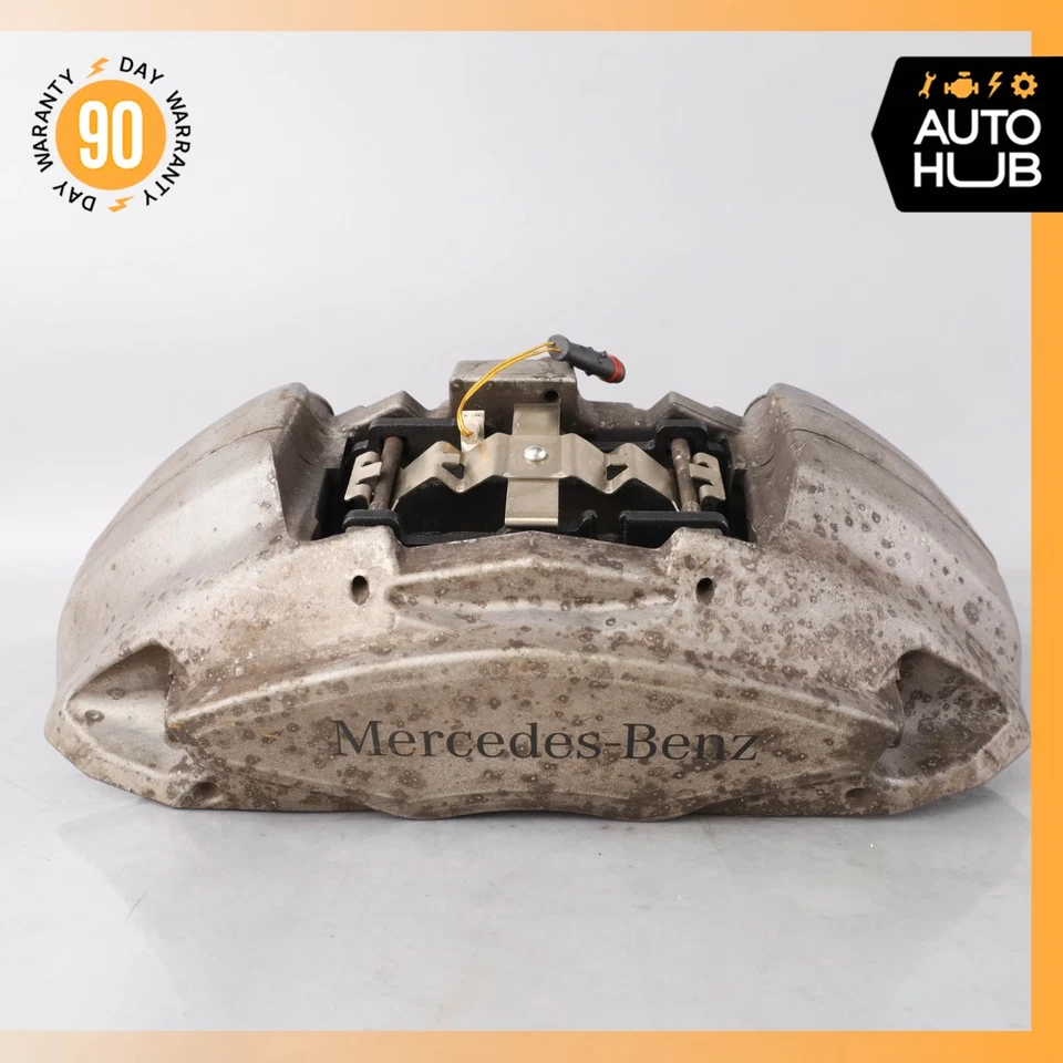 Juego de pinzas de freno delanteras 15-20 Mercedes W205 C300 E350 4Matic 0114219798 OEM 59k Foto 3 de 4