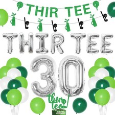 Golf 30th Birthday Decorations, 30th Birthday Decorations for Men, Thir-Tee B...