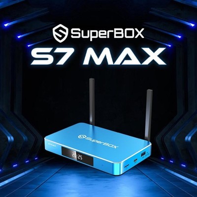 SuperBox S7 MAX Android 12 TV Box 4+64GB WiFi Media