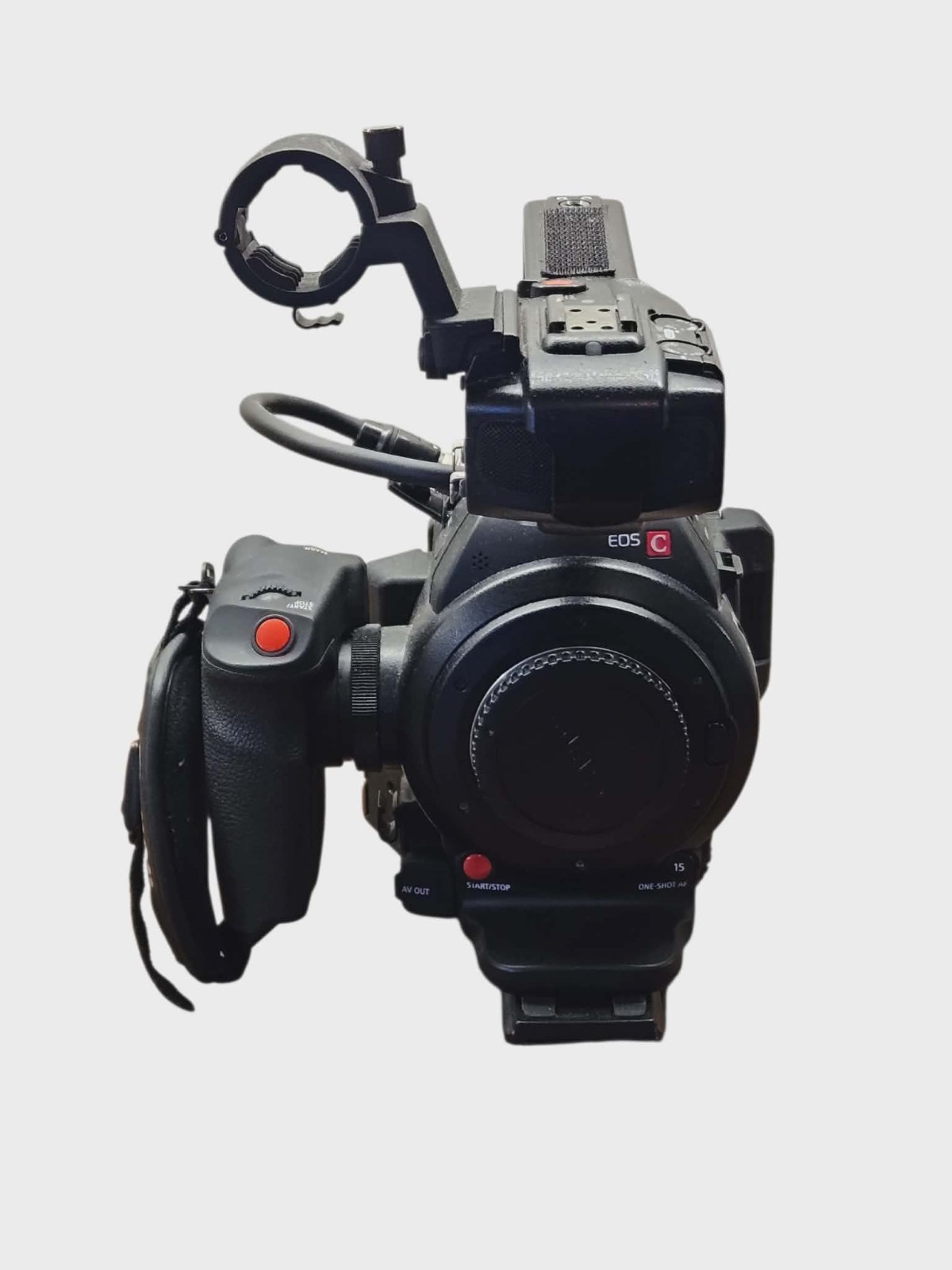 CANON EOS C100 MARK II CINEMA CAMERA, XLR HANDLE, BATTERY & CHARGER