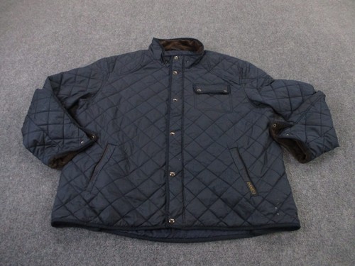 Ralph Lauren Jacket Mens 3XLT Blue Navy Quilted Puffer Outdoors Parka Hiking