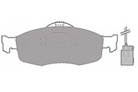 Bremsbelagsatz Scheibenbremse Mapco 6369 FüR Mondeo ATE Ford GBP BAP BNP 1 2 BFP
