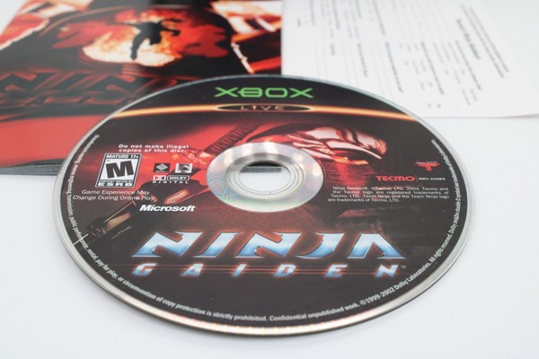 Ninja Gaiden Xbox Original Reacondicionado Completo CIB + Tarjeta de Registro Excelente 4