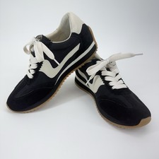 Dolce Vita B.NTCD Retro Sneakers Size 7 Black Cream Gum Sole