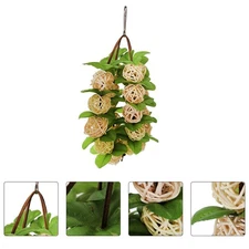 1 String of Parrot Toy Bird Plaything Rattan Ball Toys Pet Supplies