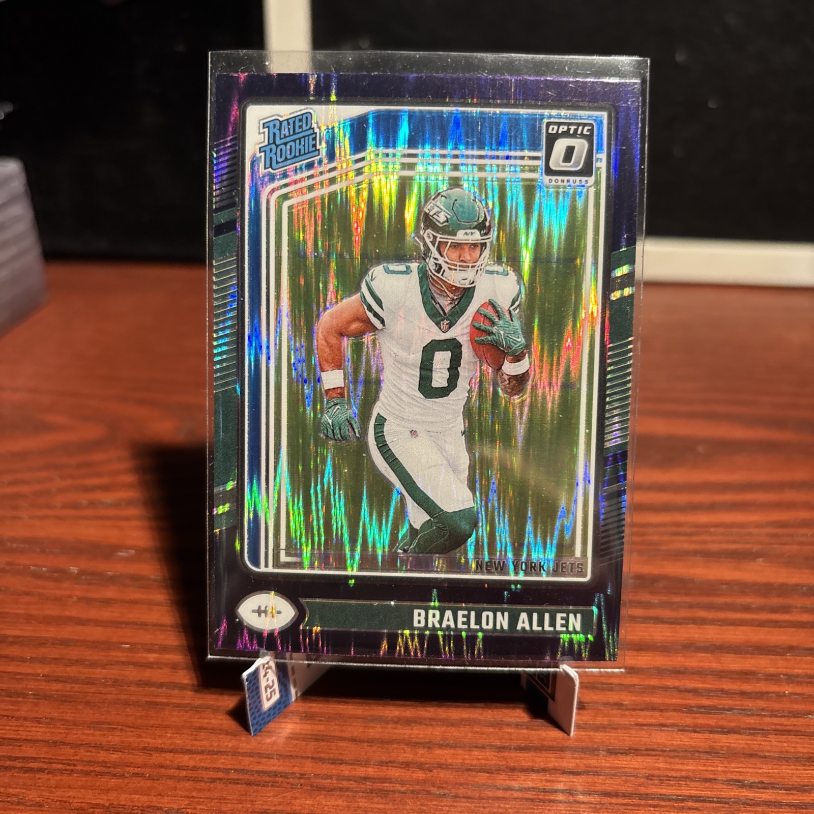 2024 Donruss Optic Braelon Allen Purple Shock Rated Rookie #211 Jets