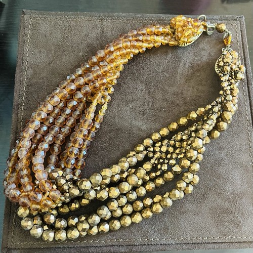 Vintage Knotted Coppola E Toppo Italy Necklace