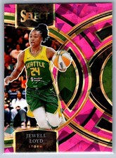 2024 Panini Select WNBA Jewell Loyd Prizms Pink Ice #142