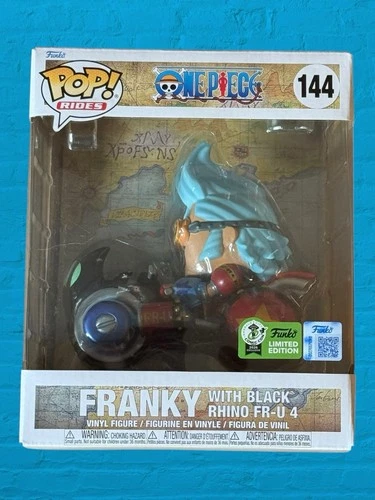 Funko Pop! ONE PIECE Franky With Black Rhino FR-U 4 #144 ECCC 2026 Exclusive