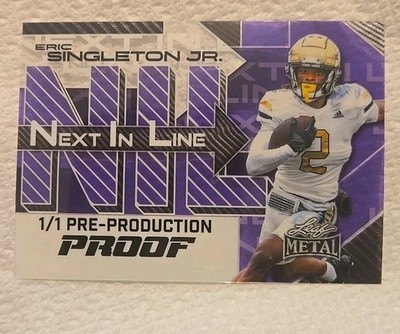 2025 Leaf Pre Production Proof (1/1) Rc Eric Singleton Jr