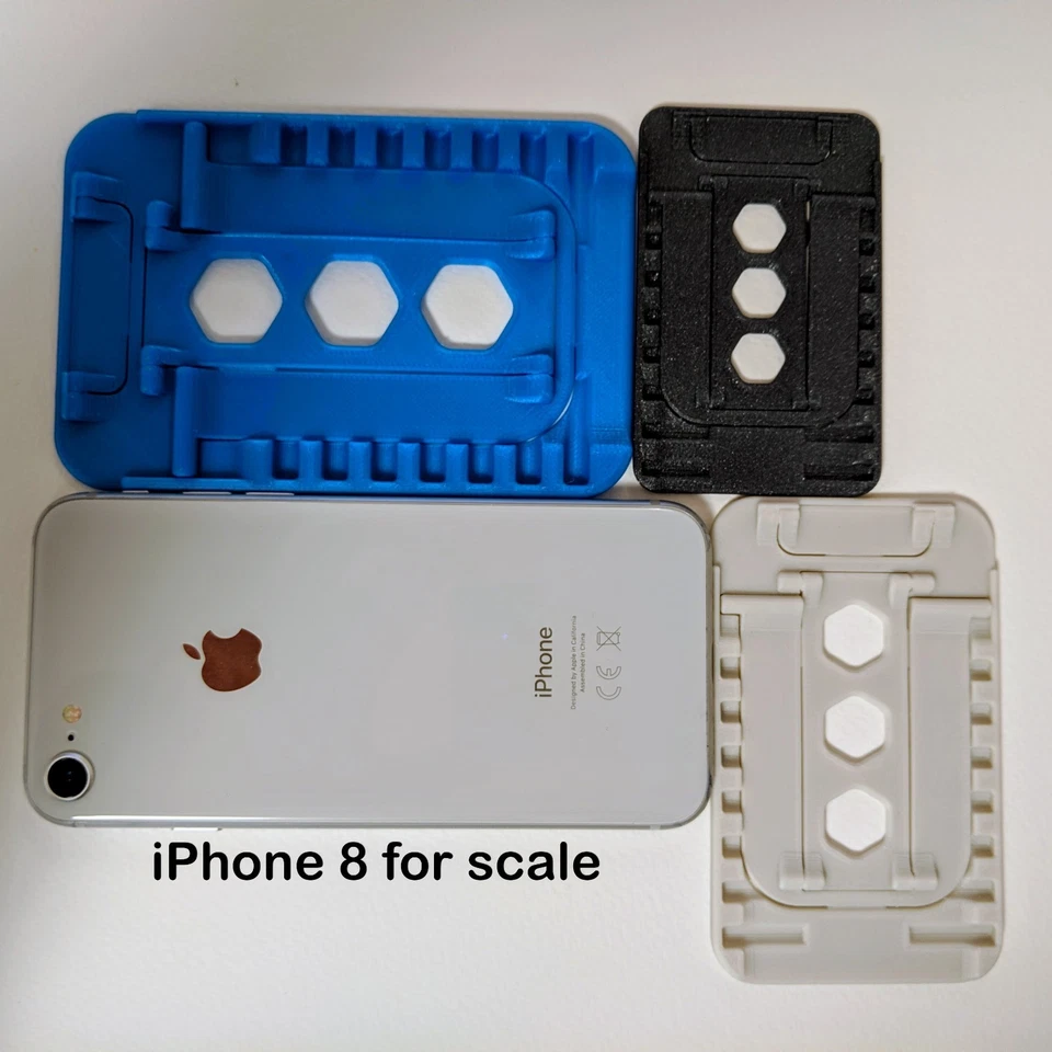 iPhone Stand, iPad Holder, Samsung Stand, Tablet Holder, Adjustable- 3D Printed  - Image 3 of 4