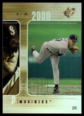 2000 SPx Aaron Sele Seattle Mariners #166