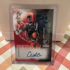 2025-26 Topps Signature Class Cedric Coward RC Chrome Red Auto 09/25 Grizzlies