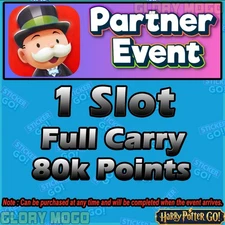 Partners Event Monopoly Go!_ 1X Slot Full Carry 80k Points on 24Th December 2025