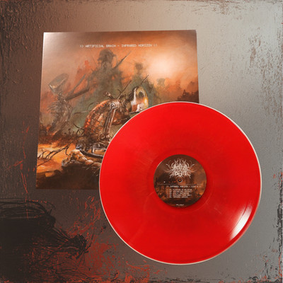 Artificial Brain - Infrared Horizon LP 2017 Canada Red/Gold Haze NM /100