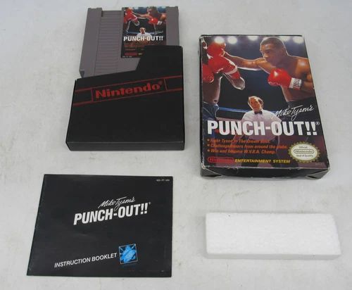 Mike Tyson's Punch-Out!! - NES - CIB Complete in Box Good Condition FAST SHIP