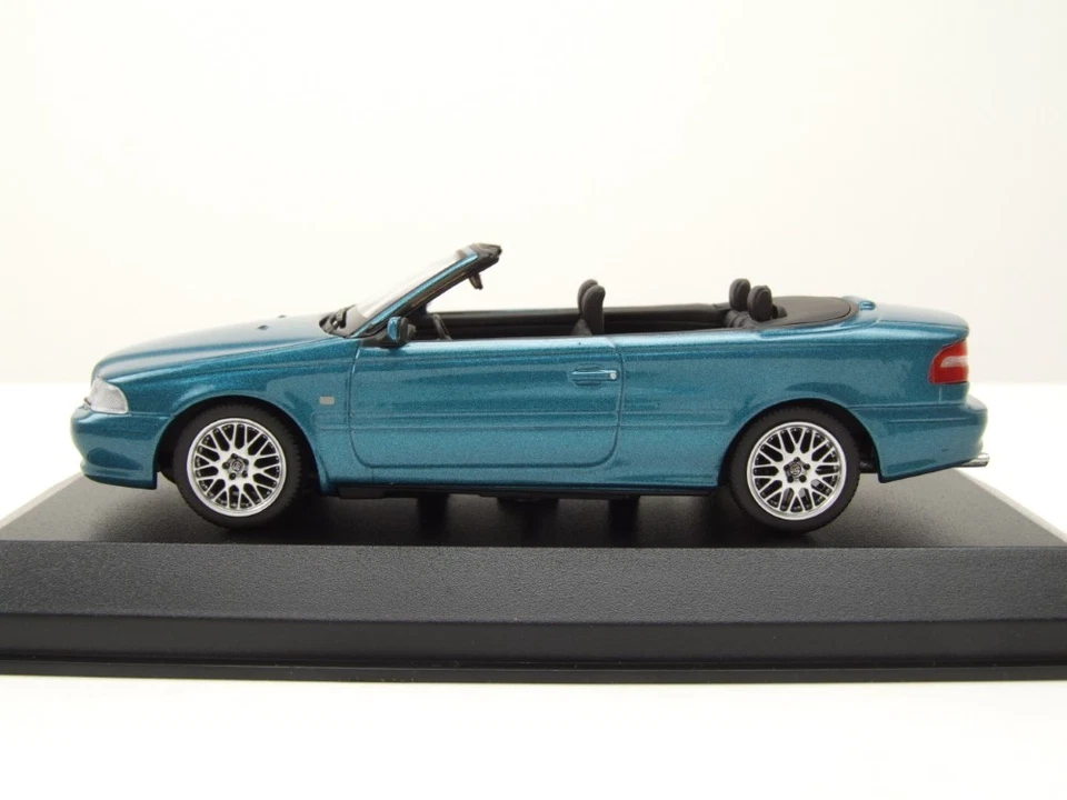 Volvo C 70 Cabrio 1998 Blu Metallizzato Modellino 1:43 Maxichamps - Immagine 3 di 4