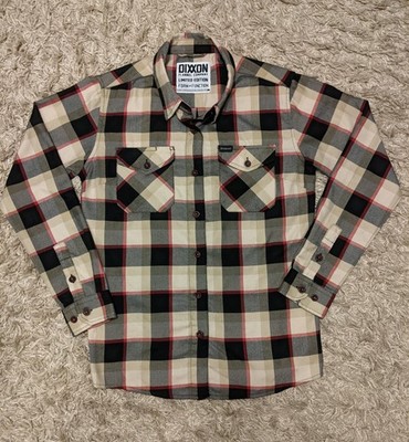Dixxon Snap On Tools Flannel Shirt Unisex L Limited Edition Plaid Garage