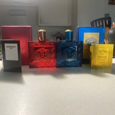 Versace Eros & Eros Flames + Two Free Samples