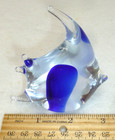 Art Glass Fish Paper Weight Blue Hand Made Murano style 3" tall 3" wide 7 ounces — photo 7