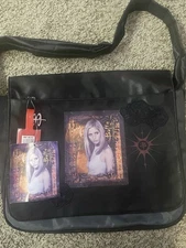 BUFFY THE VAMPIRE SLAYER FABRIC BACKPACK/ Bag + Zipper VINTAGE COLLECTIBLE 15”